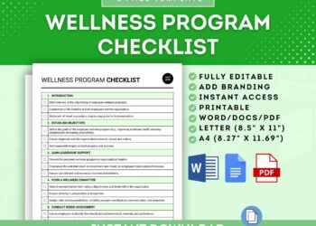 Checklist - Employee Wellness Program | PDF | Employment | Communication